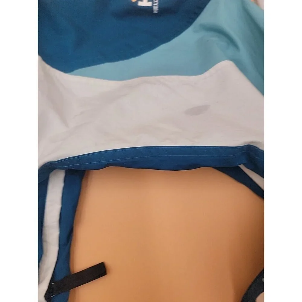Helly Hanson Helly Tech Waterproof Jacket Size Small Blue - Picture 10 of 16